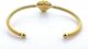 7 Inch Gold Color VINTAGE 10x8 Oval Sonoran Turquoise Cabochon Cuff Bracelet