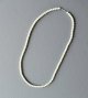 Artist Unknown Cream/Off-White Classic/Elegant 30" Long Faux Pearl Strand Necklace