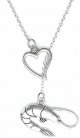 XTC Jewelry Silver Lariat Y Necklace